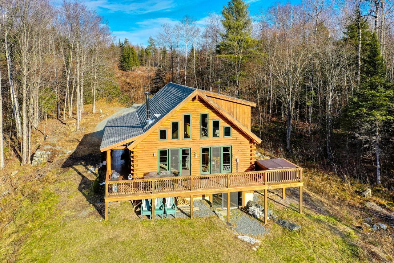 Private Franconia Log Cabin Villa Exterior photo