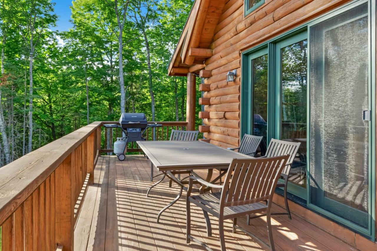 Private Franconia Log Cabin Villa Exterior photo