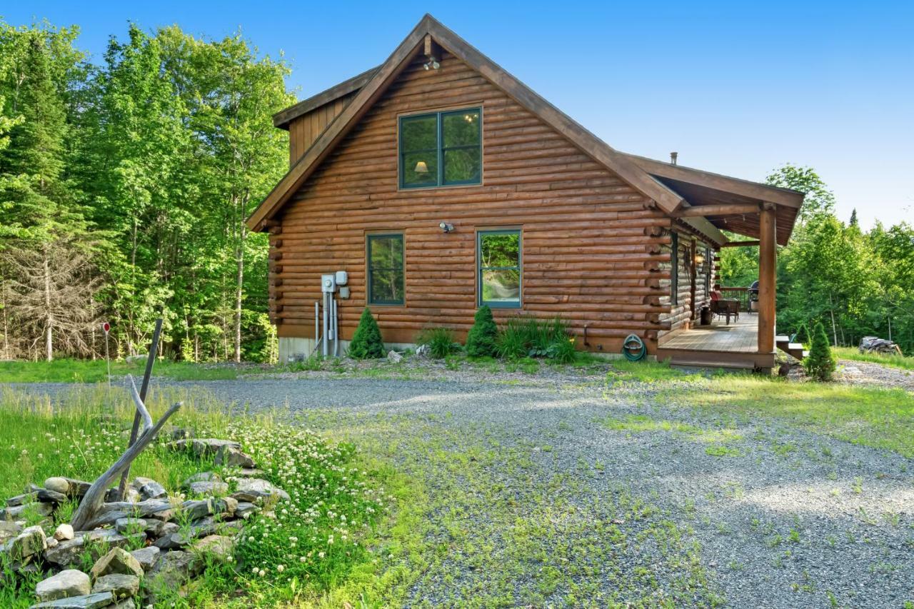 Private Franconia Log Cabin Villa Exterior photo