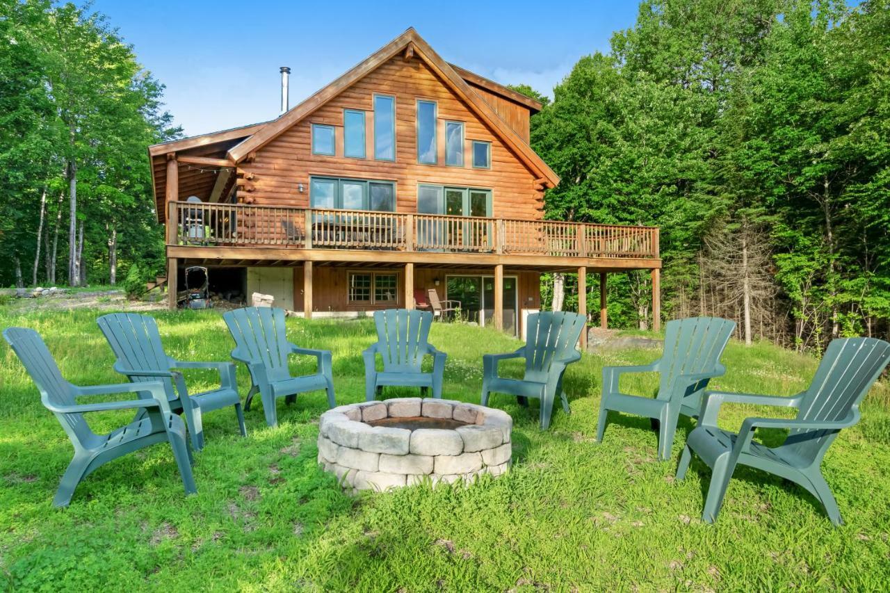 Private Franconia Log Cabin Villa Exterior photo