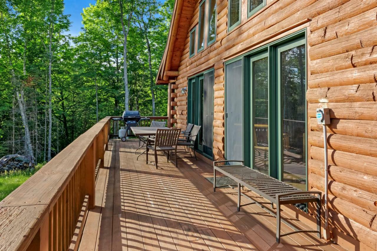 Private Franconia Log Cabin Villa Exterior photo