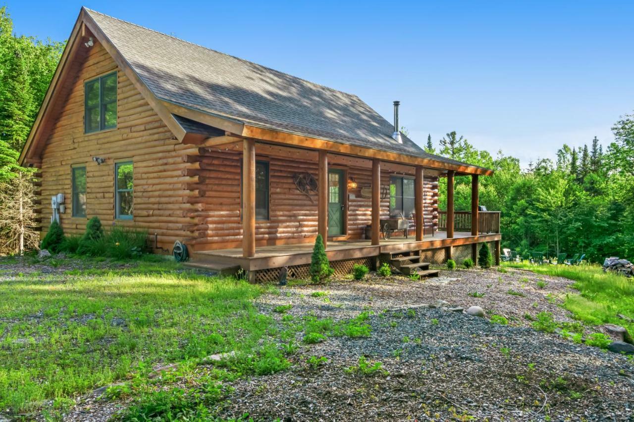 Private Franconia Log Cabin Villa Exterior photo