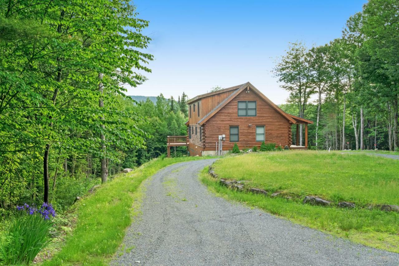 Private Franconia Log Cabin Villa Exterior photo