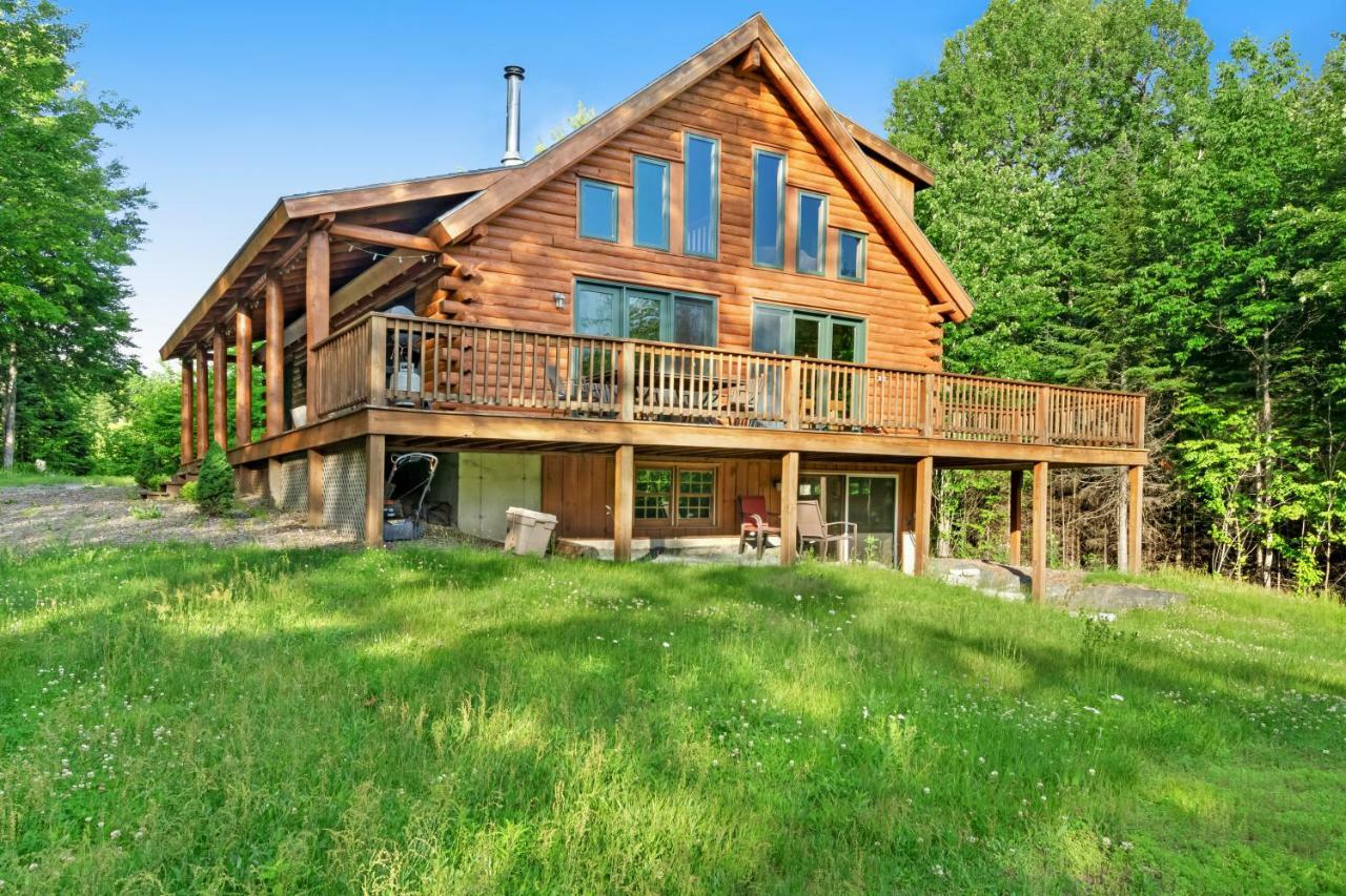 Private Franconia Log Cabin Villa Exterior photo