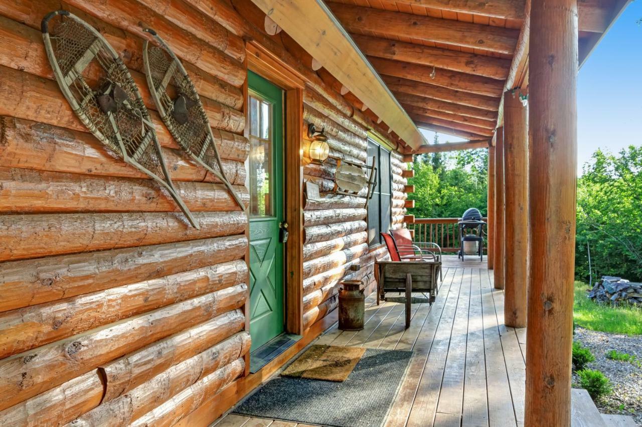 Private Franconia Log Cabin Villa Exterior photo