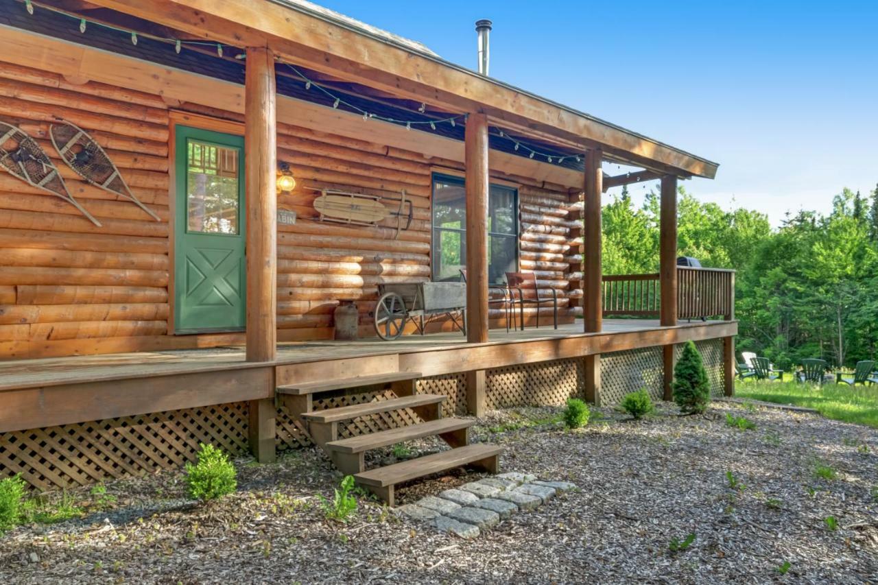 Private Franconia Log Cabin Villa Exterior photo